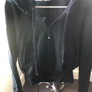 Lululemon black Scuba style jacket